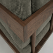 Shelby Solid Wood Upholstered Sofa - Structured Calm with Quiet Authority by Induscraft