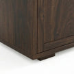 Solid Wood Dressing Table with Carved Drawer & Cabinet Storage