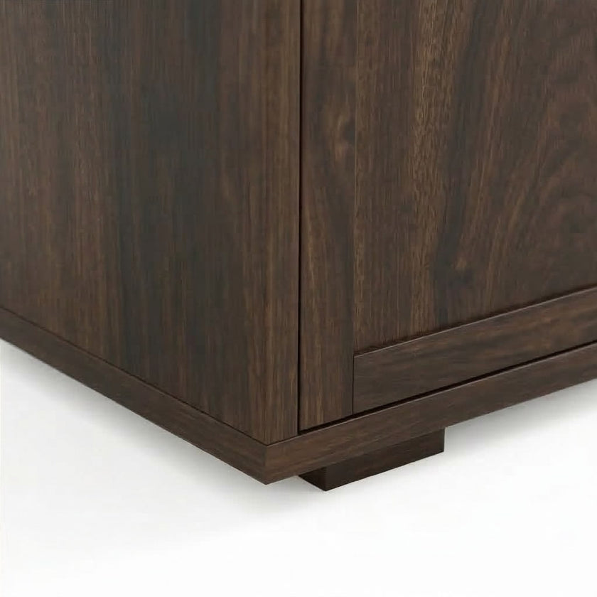 Solid Wood Dressing Table with Carved Drawer & Cabinet Storage