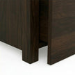 Solid Wood Dressing Table with Mirror & Pull-Out Seat Storage