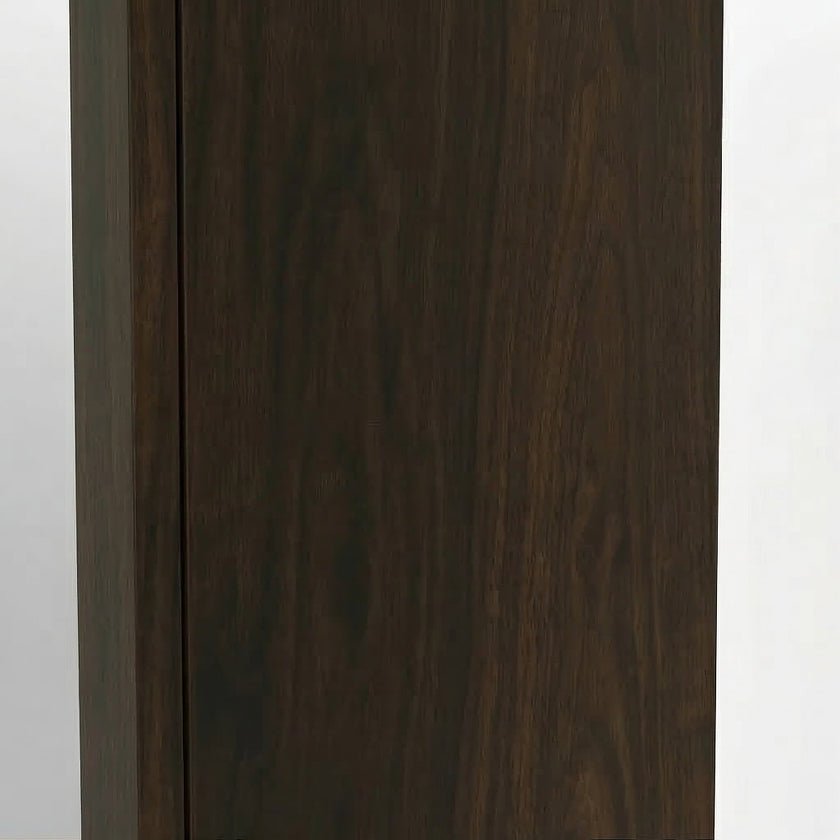 Solid Wood Dressing Table with Mirror & Pull-Out Seat Storage