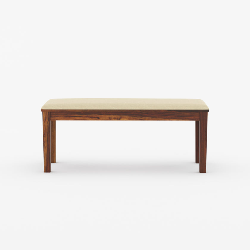 Easter Contemporary 6 Seater Rectangular Sheesham Wood Dining Set - Induscraft