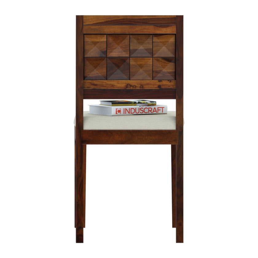 Antilla Square Sheesham Wood Modern 4 Seater Dining Set - Induscraft