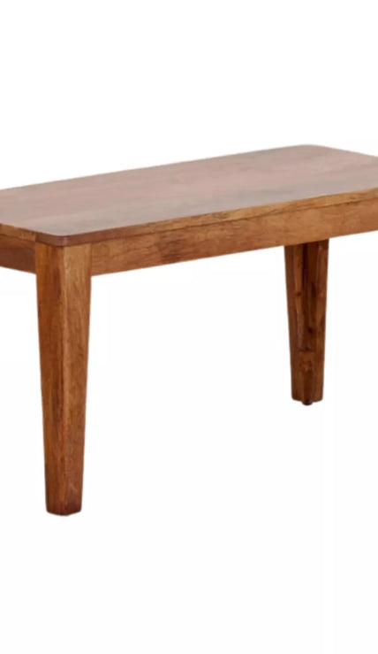 Amethyst Solid Wood Classic Rectangular Bench
