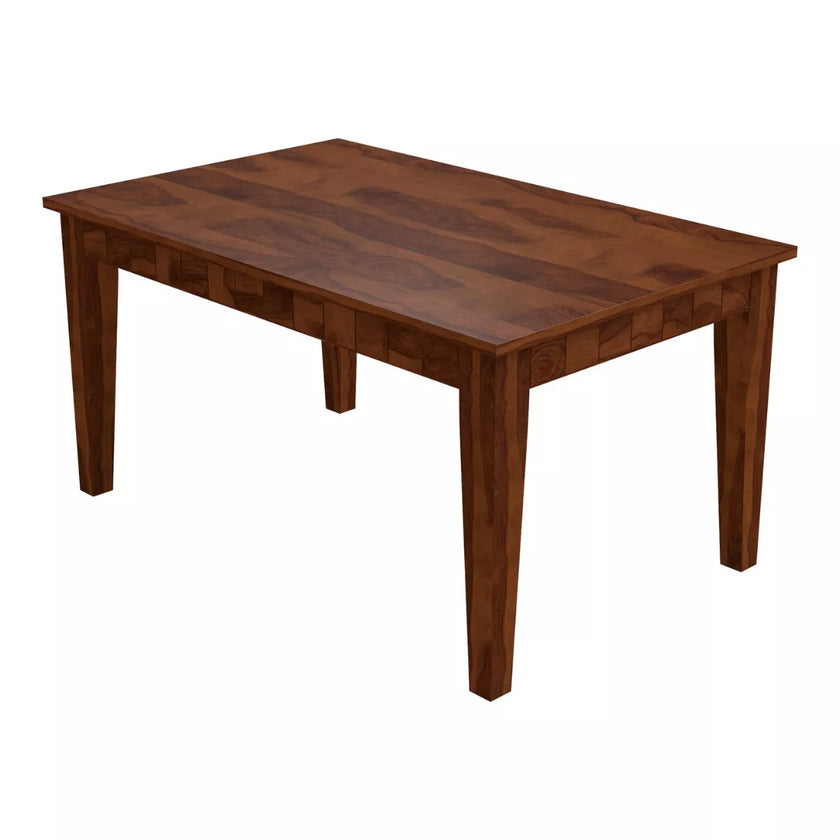Antilia Contemporary Sheesham Wood 6 Seater Rectangular Dining Set - Induscraft
