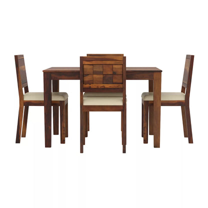 Antilia Contemporary Sheesham Wood 6 Seater Rectangular Dining Set