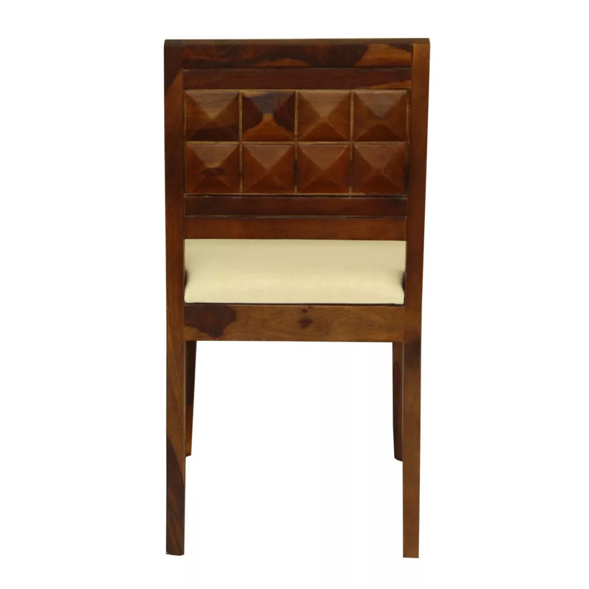 Antilia Contemporary Sheesham Wood 6 Seater Rectangular Dining Set - Induscraft