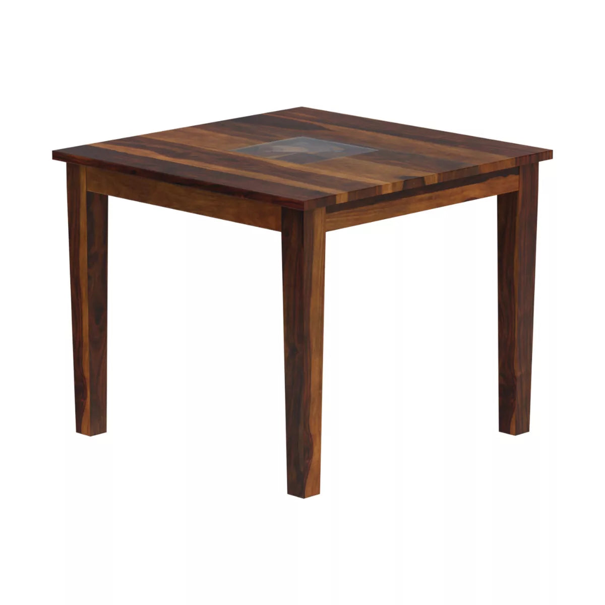 Antilia Square Sheesham Wood Modern 4 Seater Dining Table