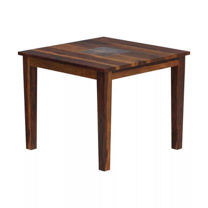 Antilia Square Sheesham Wood Modern 4 Seater Dining Table