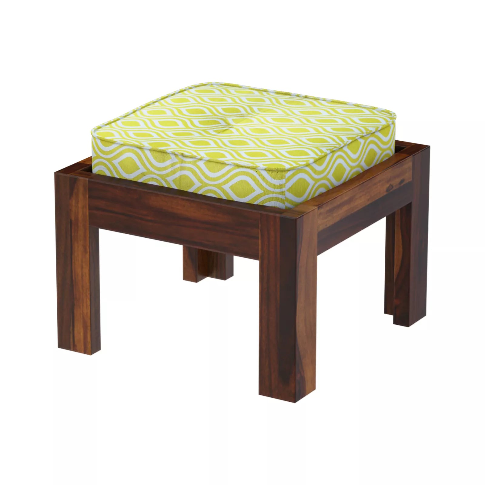 Antilia Modern Teak Sheesham Wood Stool