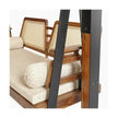 Arden Handcrafted Wooden Swing with Cane Backrest - Induscraft