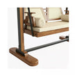 Arden Handcrafted Wooden Swing with Cane Backrest - Induscraft