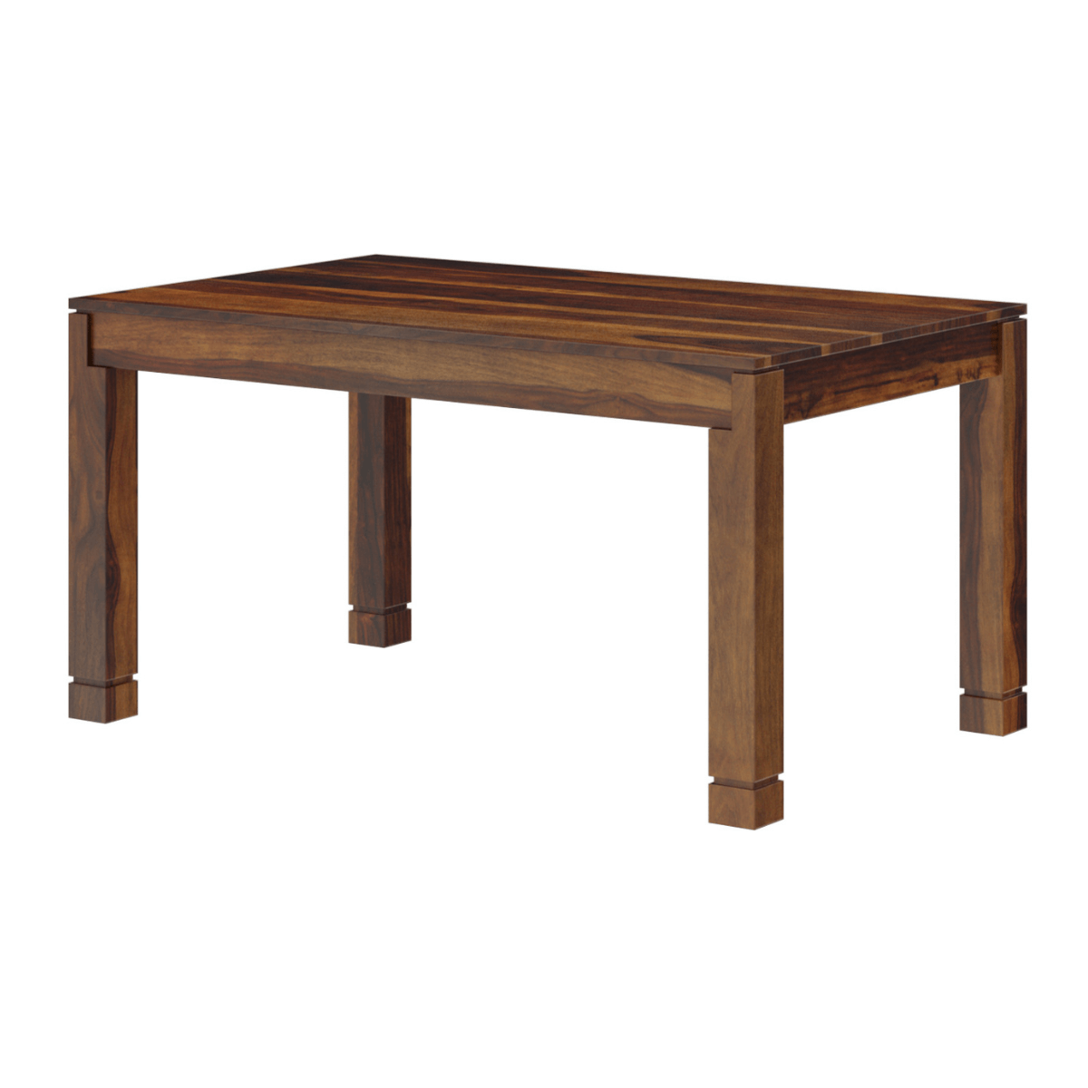 Gangam Modern Sheesham Wood 6 Seater Dining Set with Bench