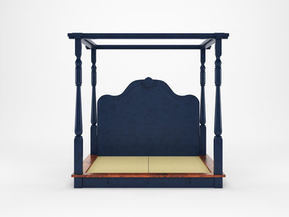 Asteroid Poster Bed by Induscraft in Solid Sheesham Wood