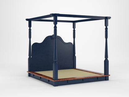 Asteroid Poster Bed by Induscraft in Solid Sheesham Wood