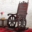 Chariot Rocking Chair by Induscraft in Solid Sheesham Wood - Induscraft