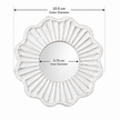 Tritya Flower Shape Decorative Wall Mirror