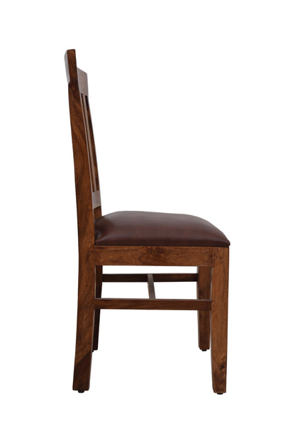 Familia Wooden Dining Chair by Induscraft in Solid Sheesham Wood