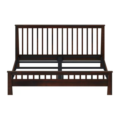 Dema Sheesham Wood Traditional Slatted Headboard Bed
