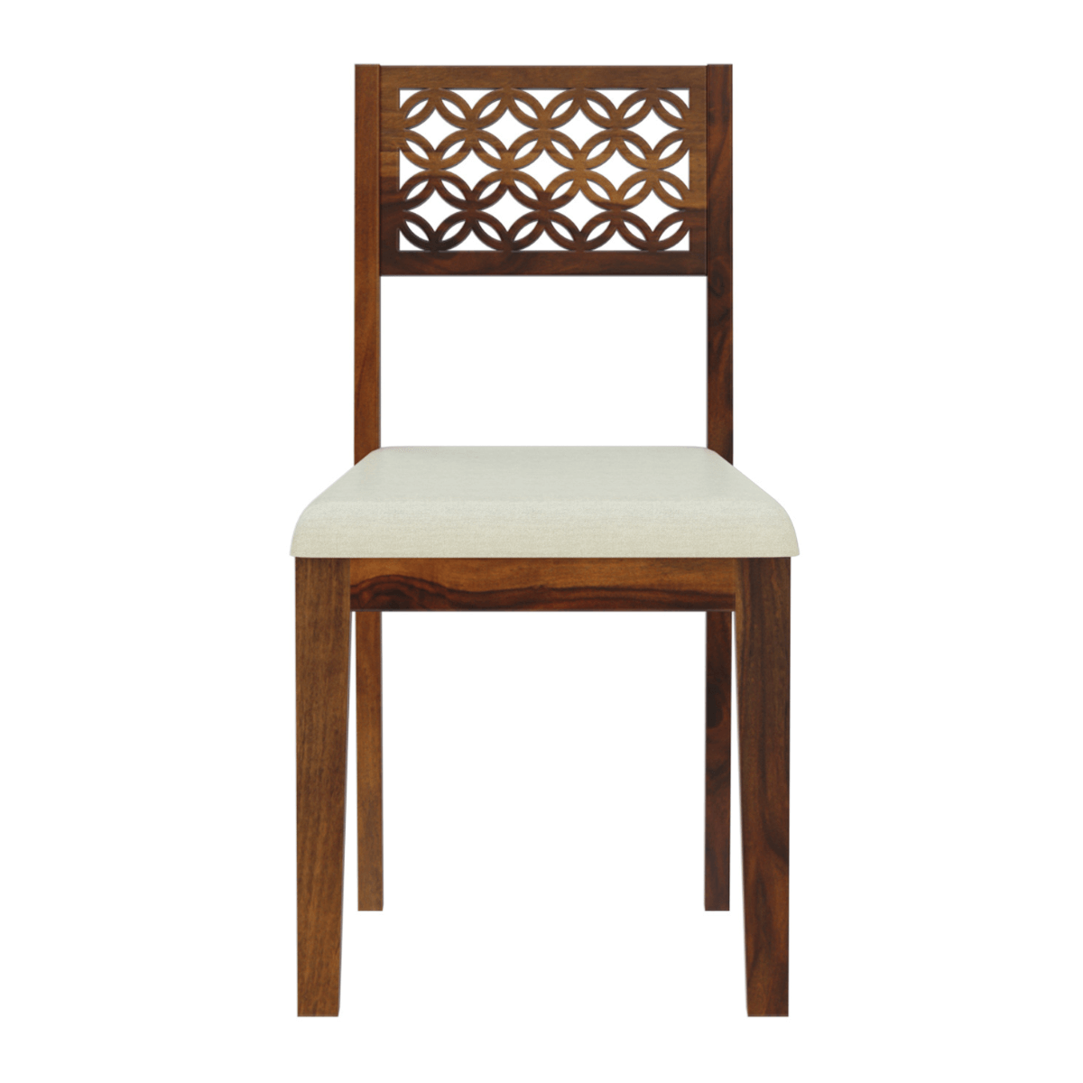 Disa Sheesham Modern Hand-Carved 4 Seater Dining Set