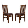 Familia Sheesham Wood Traditional Upholstered Dining Chair (Set of 2)