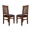 Familia Sheesham Wood Traditional Upholstered Dining Chair (Set of 2)