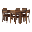 Gangam Modern Sheesham Wood 6 Seater Dining Set with Bench - Induscraft