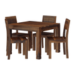 Gangam Modern Sheesham Wood 6 Seater Dining Set with Bench - Induscraft