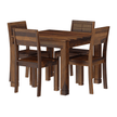 Gangam Modern Sheesham Wood 6 Seater Dining Set with Bench - Induscraft