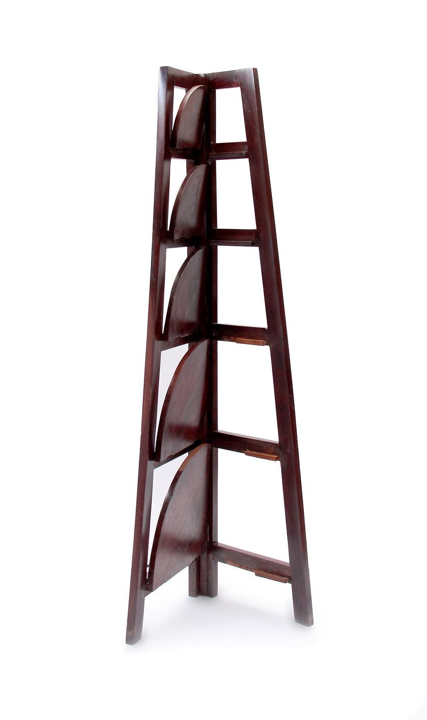 Corner Shelf by Induscraft of Solid Sheesham Wood - Induscraft