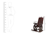 Chariot Rocking Chair by Induscraft in Solid Sheesham Wood - Induscraft