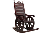 Chariot Rocking Chair by Induscraft in Solid Sheesham Wood - Induscraft
