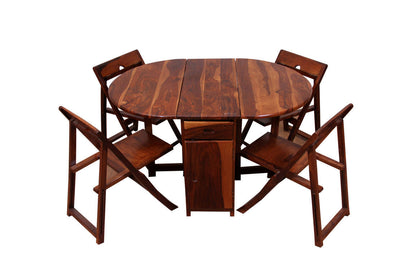 Spicy Old Dining Table by Induscraft of Solid Sheesham Wood Compactible