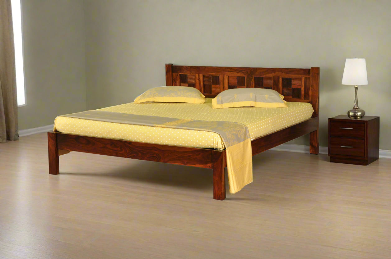 Jacky Bed by Induscraft in Solid Sheesham Wood