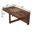Khimsar Sheesham Rectangular Chess Board Coffee Table Dimensions