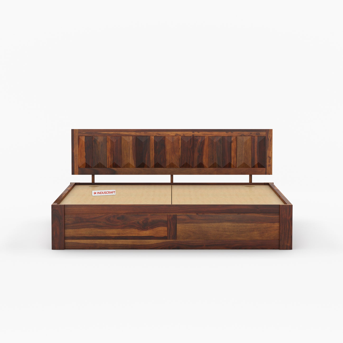 La-Diode Sheesham Wood Bed by Induscraft | King & Queen Sizes with Storage Options