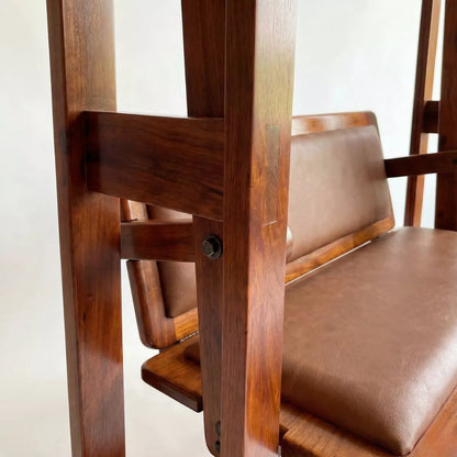 Linea Modern Solid Wood Swing with Reversible Backrest