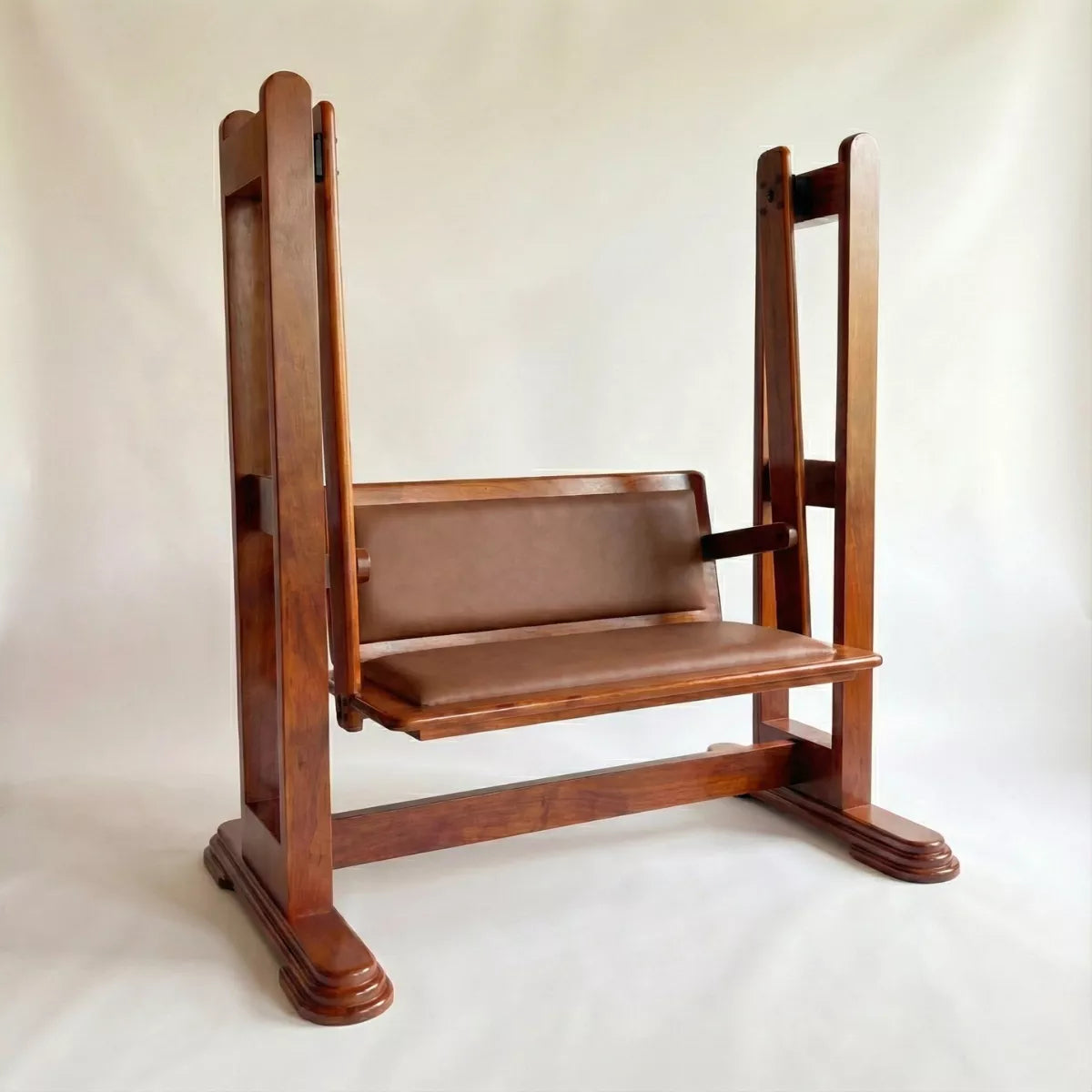 Linea Modern Solid Wood Swing with Reversible Backrest - Induscraft