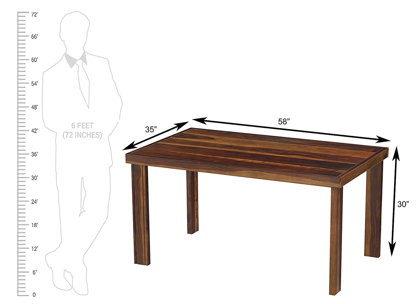 Newose Bench by Induscraft with Solid Wood Sheesham and Upholstered Fabric