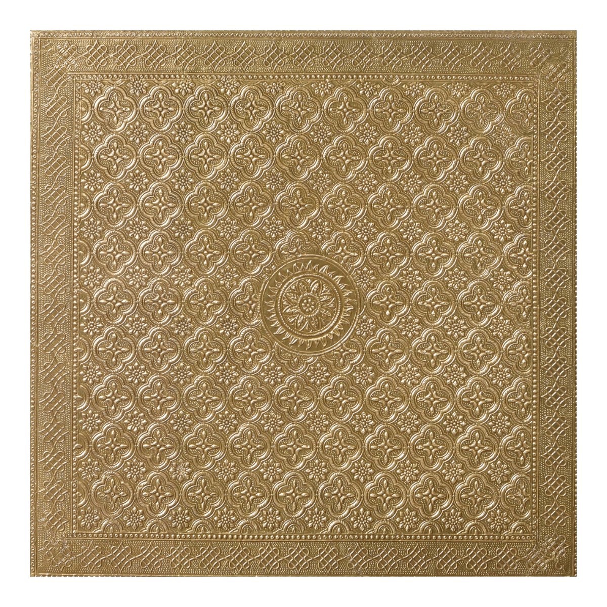 Premium Handcrafted Brass Embossed Designer Bajot - Induscraft