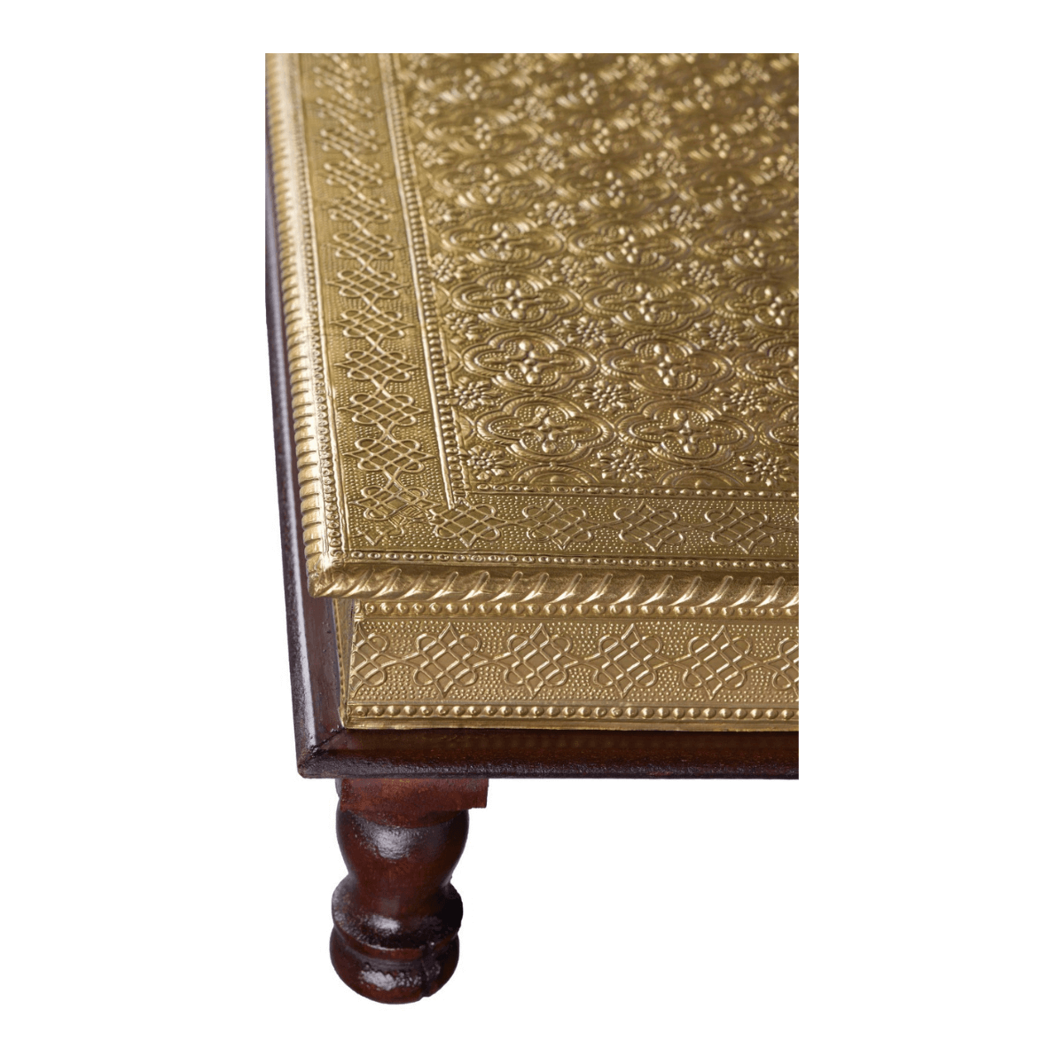 Premium Handcrafted Brass Embossed Designer Bajot - Induscraft