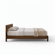 Riya Solid Sheesham Wood Bed With Slatted Headboard