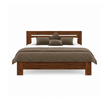 Rodeo Solid Sheesham Wood Bed With Thick Block Legs