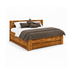 Rodeo Solid Sheesham Wood Bed With Thick Block Legs