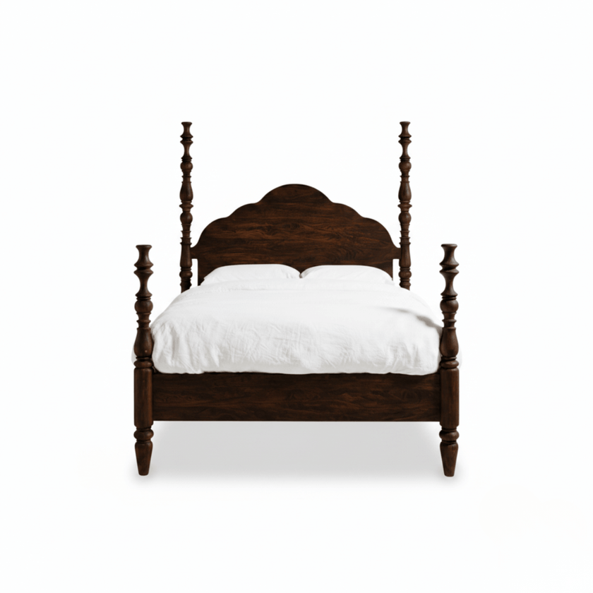 Shagun Solid Sheesham Wood Poster Bed
