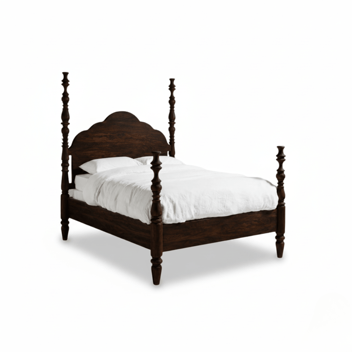Shagun Solid Sheesham Wood Poster Bed