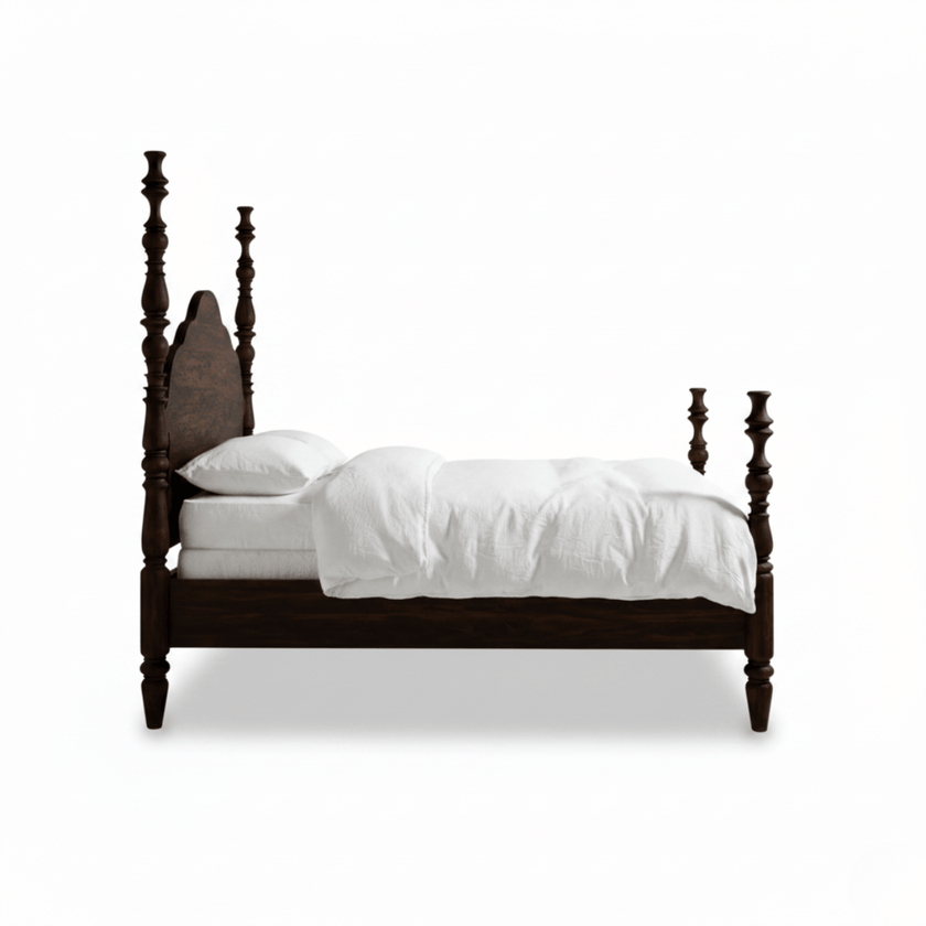 Shagun Solid Sheesham Wood Poster Bed