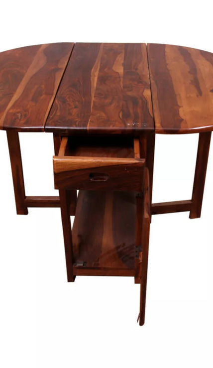 Shesham Wood Moder 4 Seater Foldable Dining Table