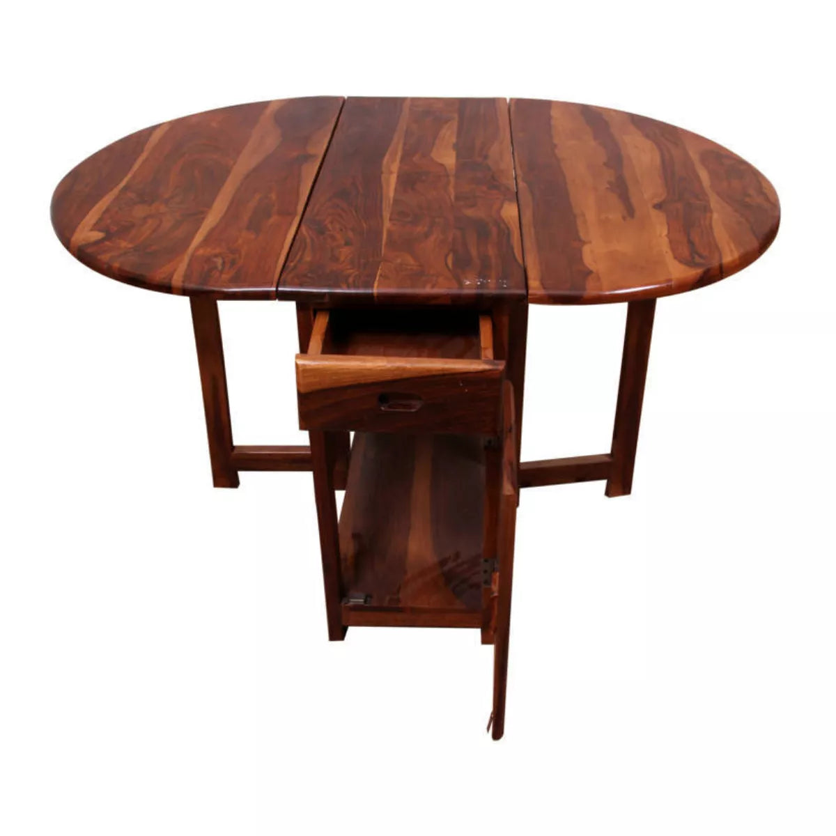 Spicy Shesham Wood Moder 4 Seater Foldable Dining Table