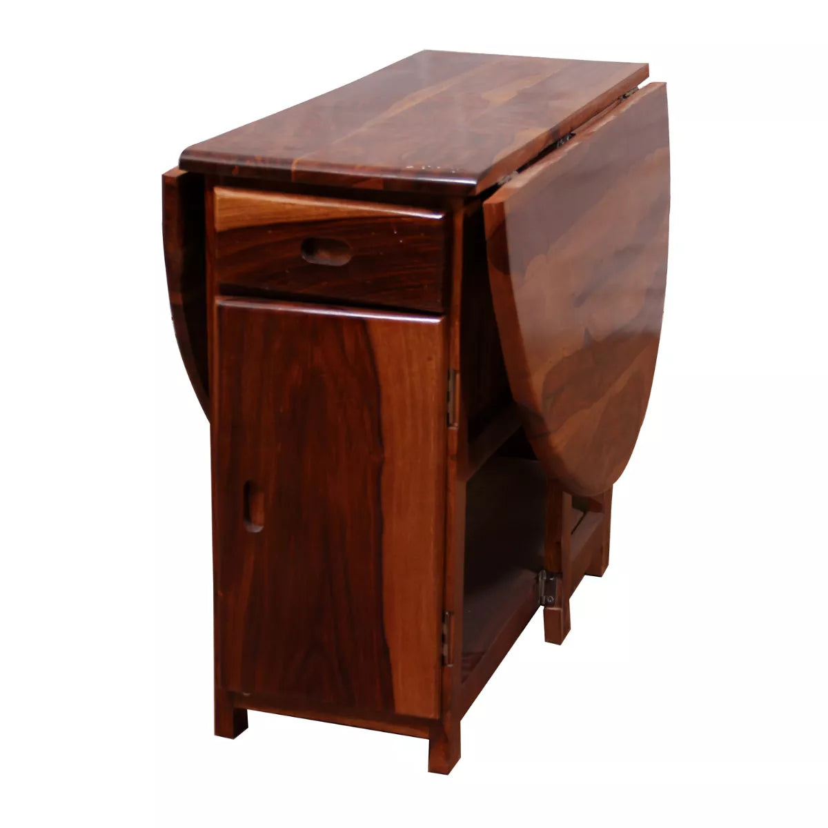 Spicy Shesham Wood Moder 4 Seater Foldable Dining Table